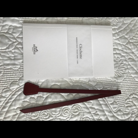 🎄🎄Hermès Brown Clochette Book Mark - Picture 1 of 6